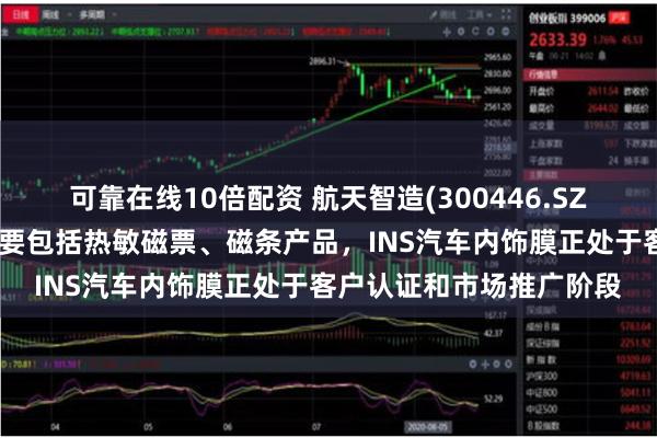 可靠在线10倍配资 航天智造(300446.SZ)：公司信息防伪材料主要包括热敏磁票、磁条产品，INS汽车内饰膜正处于客户认证和市场推广阶段