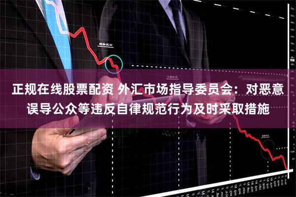 正规在线股票配资 外汇市场指导委员会：对恶意误导公众等违反自律规范行为及时采取措施